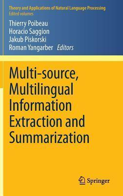 Cover of the book on information extraction